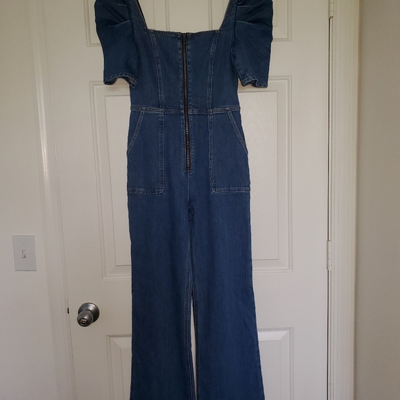 Alice + Olivia Pants - Alice + Olivia Kennedy Jean Jumpsuit